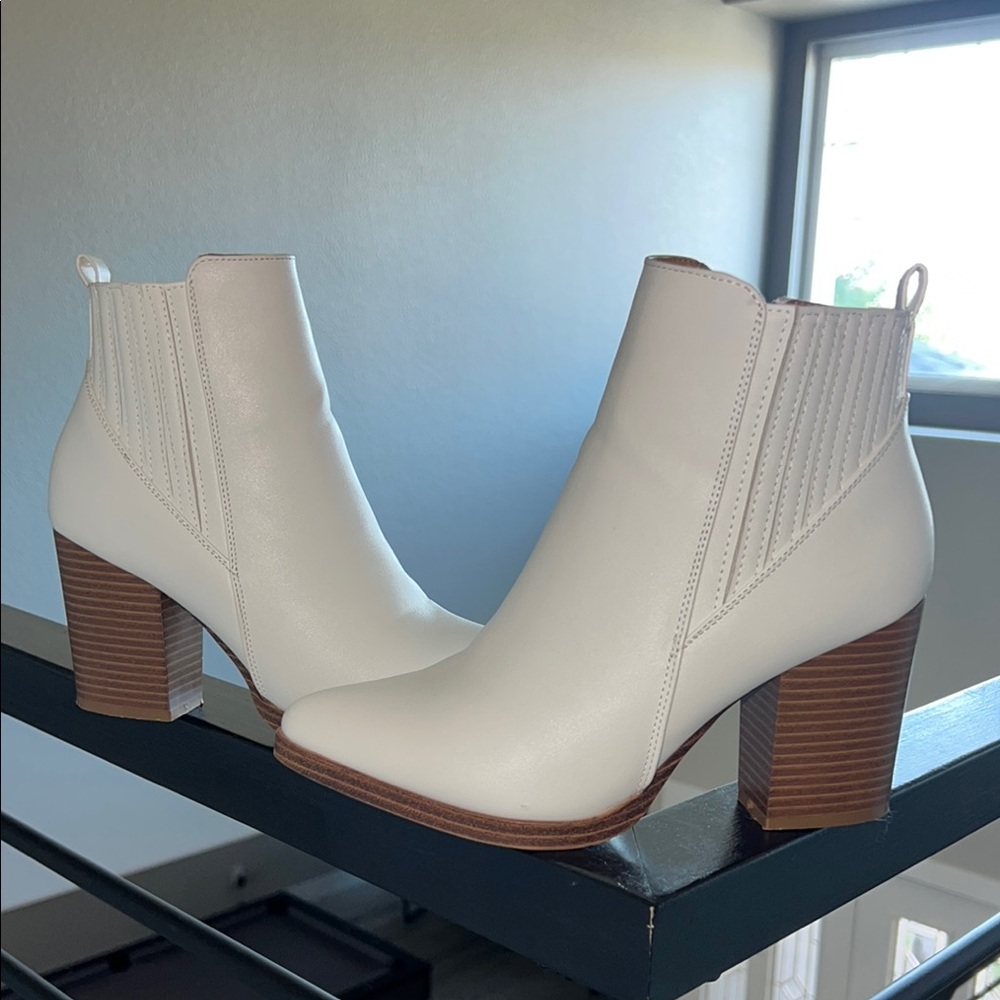 Boots White Ankle Booties